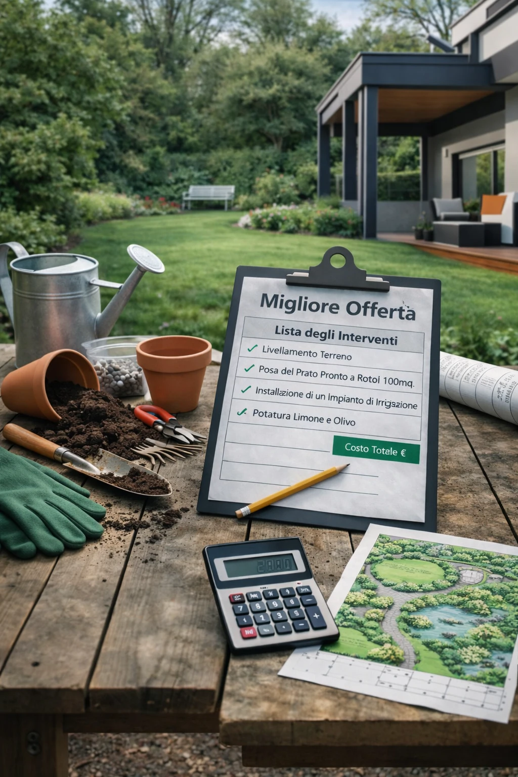 richiedi preventivo giardinaggio